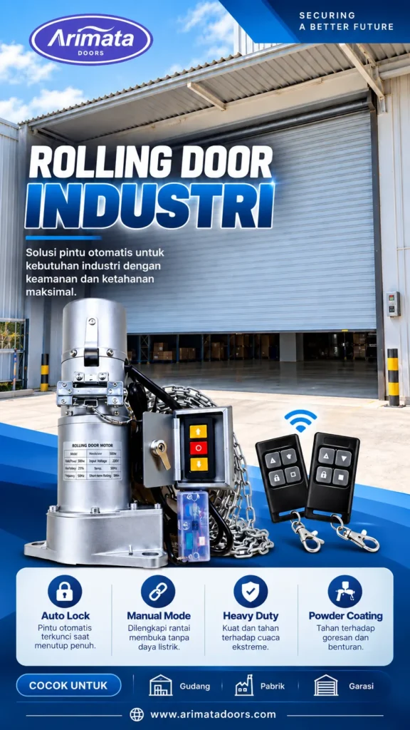 harga rolling door industri
