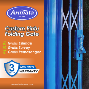 pasang folding gate
