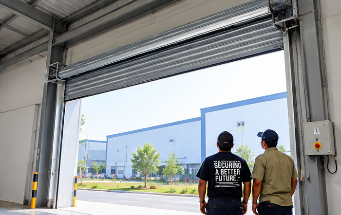 rolling door industri otomatis