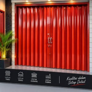 folding gate besi