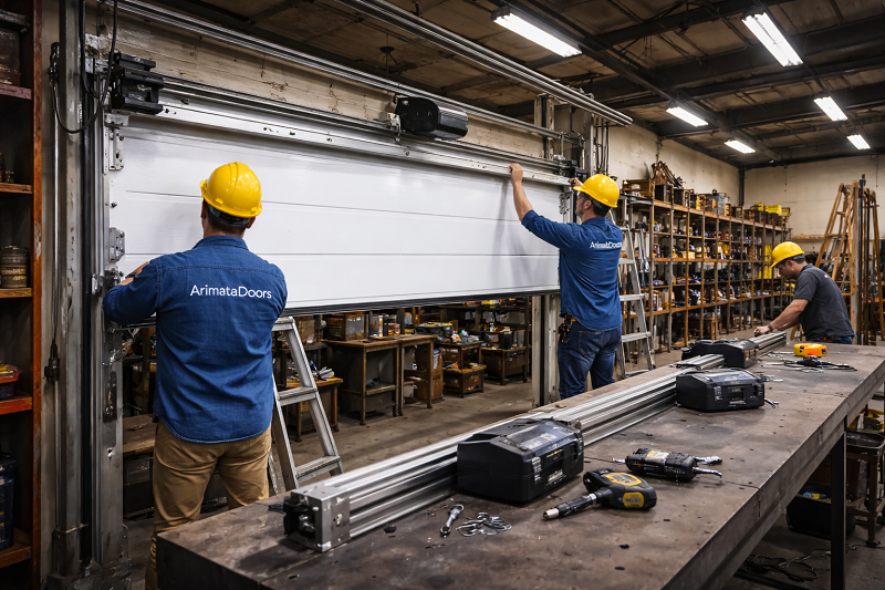 image harga pintu garasi otomatis