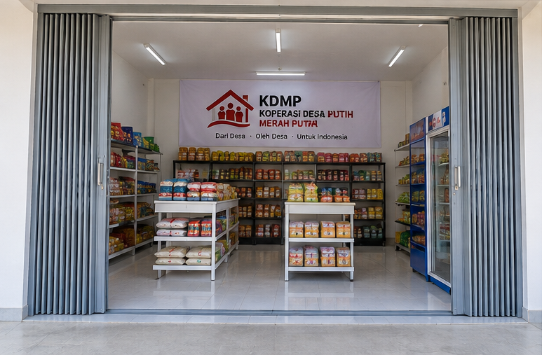Folding Gate Koperasi Desa Merah Putih