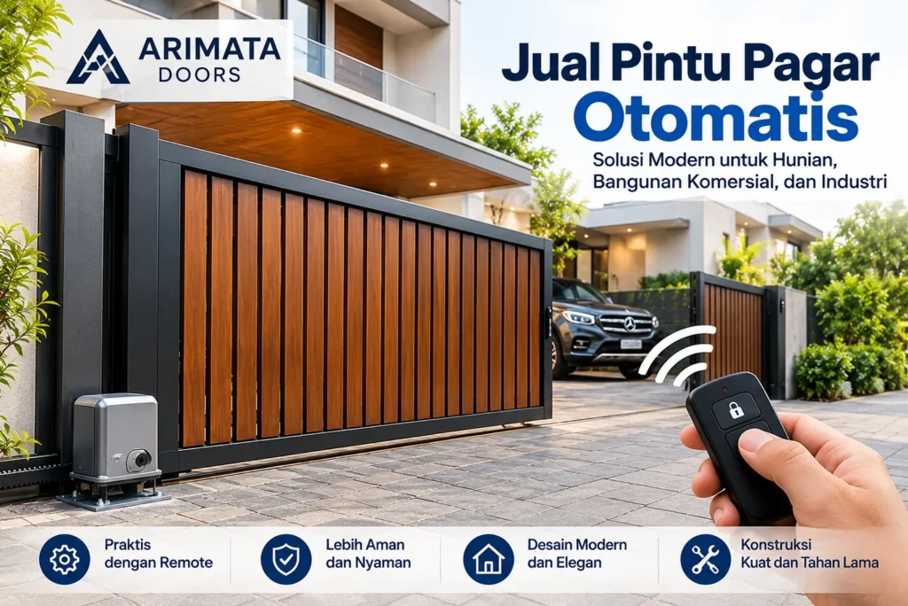 jual pintu pagar otomatis